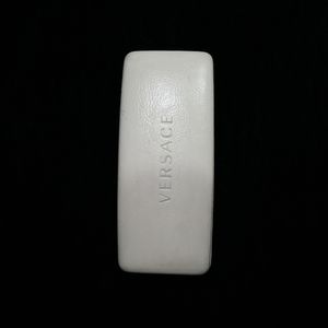 Versace White Clamshell  Glass Case